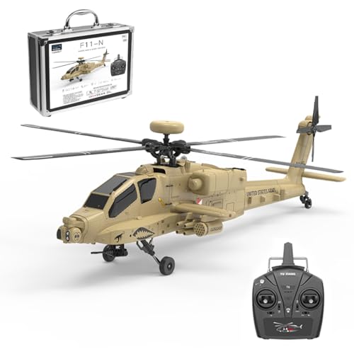 RTRHOBBY YU Xiang F11-N AH64 1/32 2.4G 6CH Coaxial Dual Rotor 6G